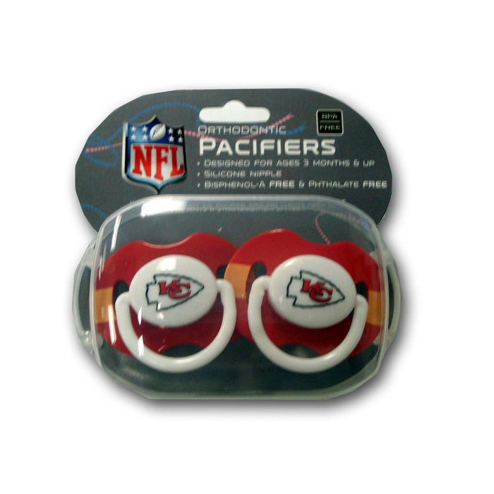 2 pack Pacifiers - Kansa City Chiefs