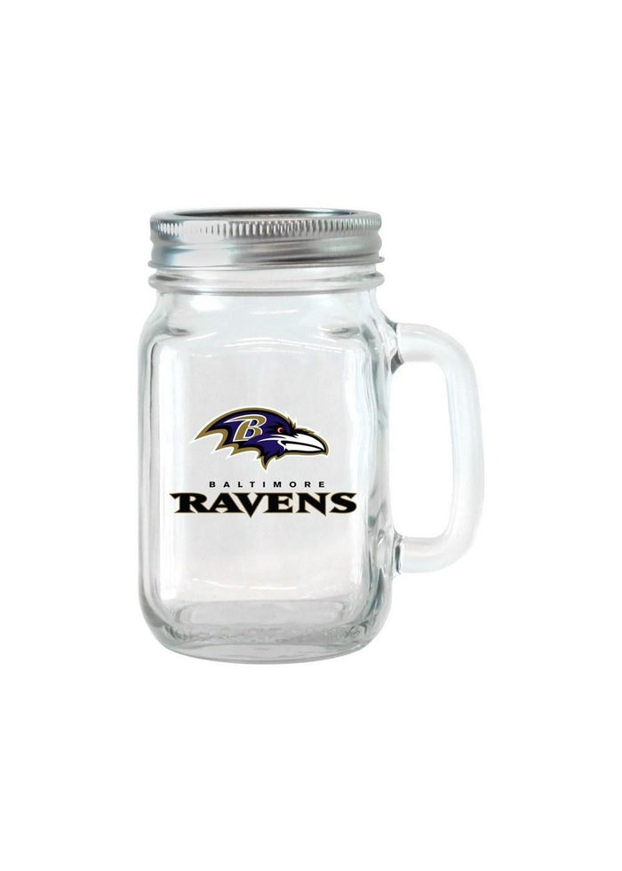 Boelter 16 ounce Mason Jar NFL Baltimore Ravens