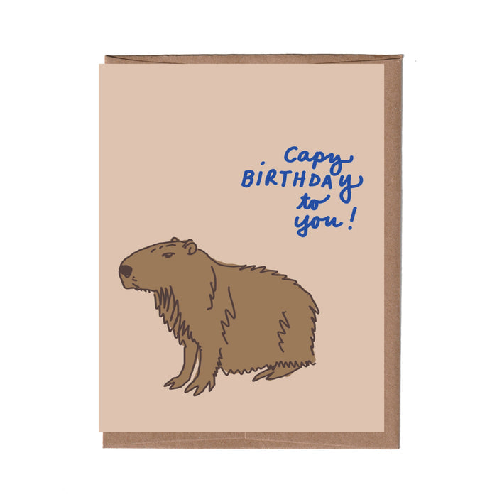 Capy Birthday Card