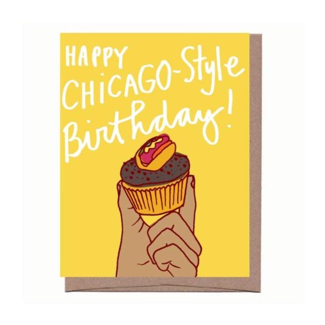 City Cupcake Birthday Card