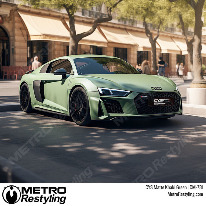 matte green wrap