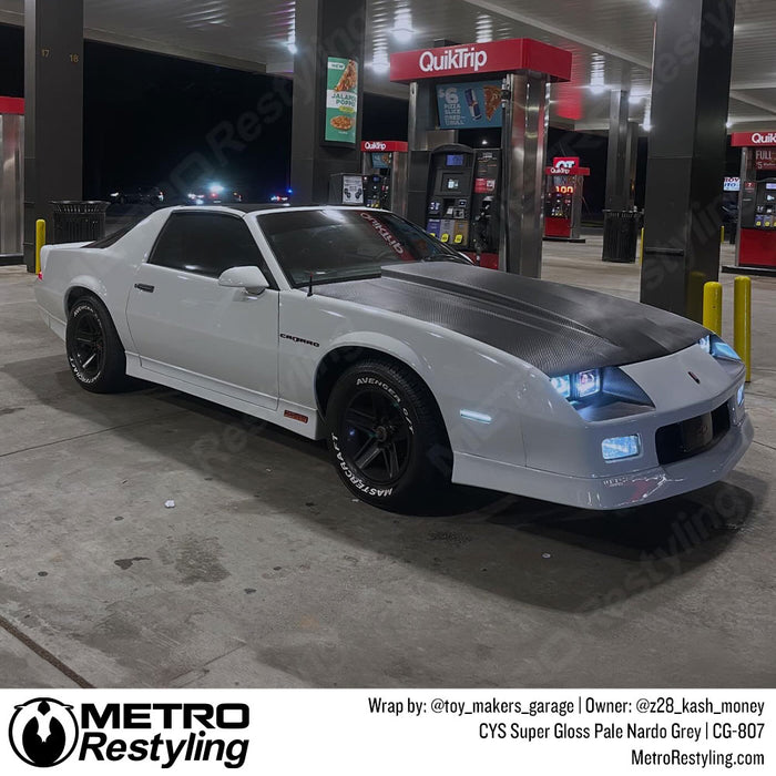 nardo grey camaro wrap