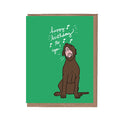 Dog Singing Happy Birthday Card