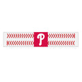 Gamewear 2 Seamer Leather Wristband - Philadelphia Phillies