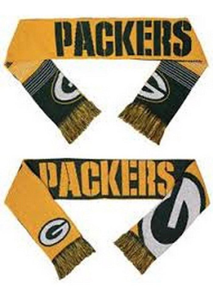 Green Bay Packers Reversible Split Logo Scarf
