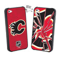 Iphone 4-4S NHL Calgary Flames Broken Glass Lenticular Case