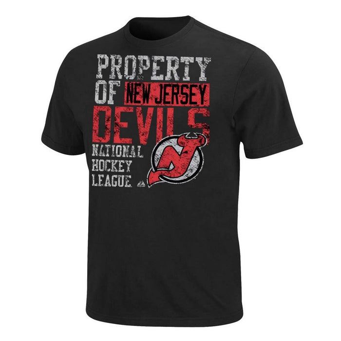 Majestic New Jersey Devils Double Minor T-Shirt - Black  Large