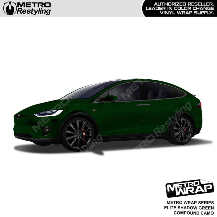 Metro Wrap Compound Elite Shadow Green Camouflage Vinyl Film