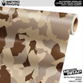 Metro Wrap Erratic Desert Camouflage Vinyl Film