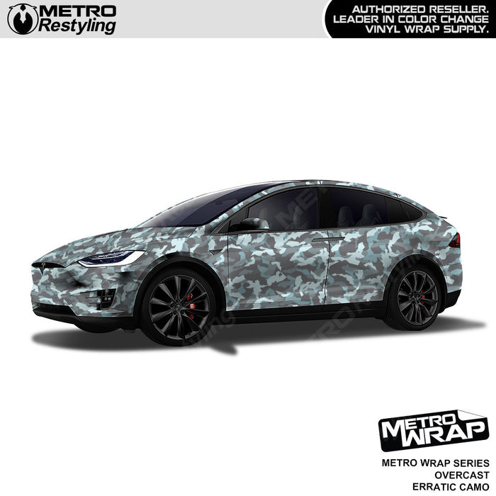 Metro Wrap Erratic Overcast Camouflage Vinyl Film
