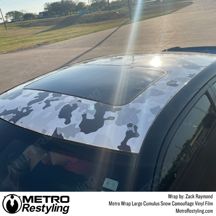 hood wrap white large cumulus snow camo