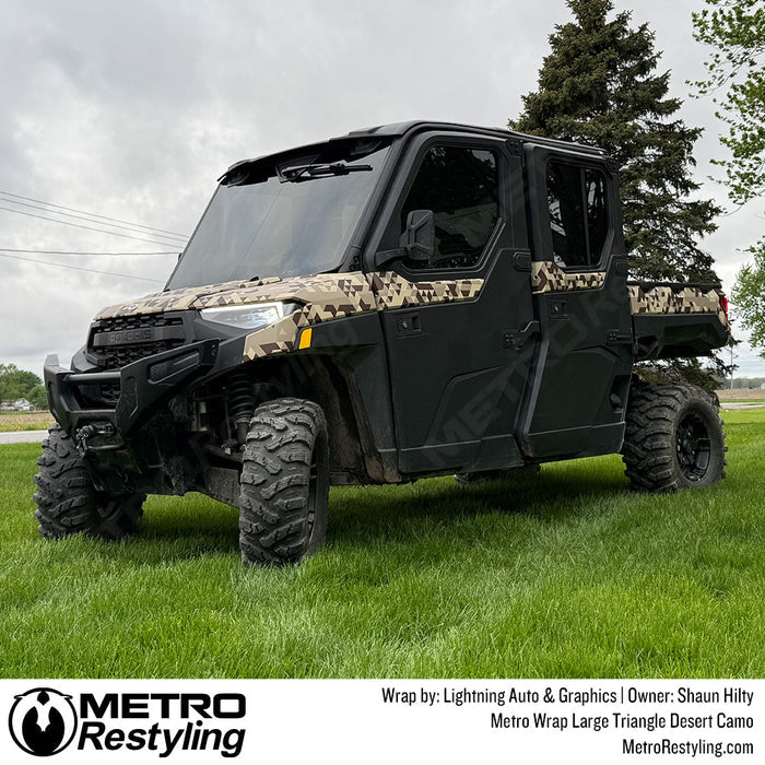 triangle desert camo utv wrap