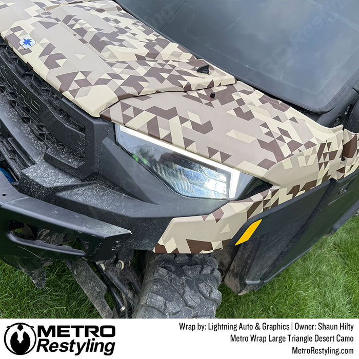triangle desert camo utv wrap