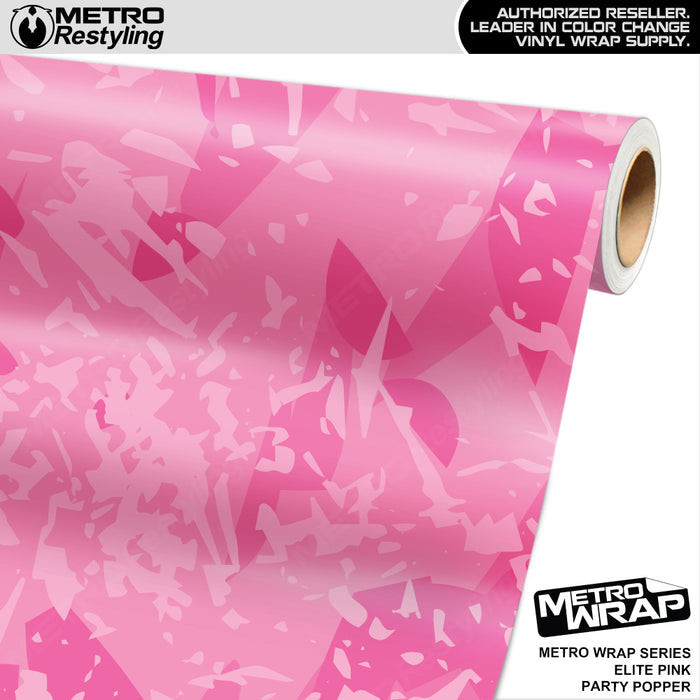Metro Wrap Party Popper Elite Pink Vinyl Film