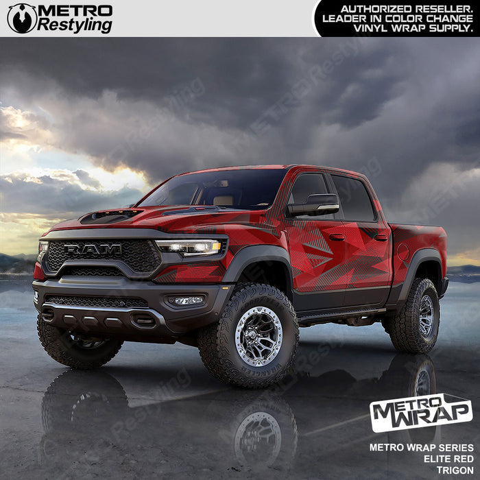 Trigon Elite Red Truck Wrap