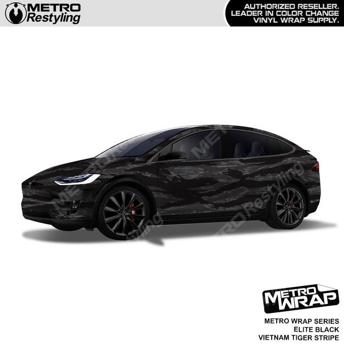 Vietnam Tiger Stripe Elite Black Car Wrap