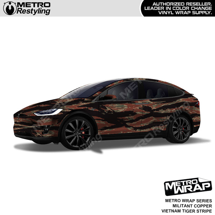 Vietnam Tiger Stripe Militant Copper Car Wrap