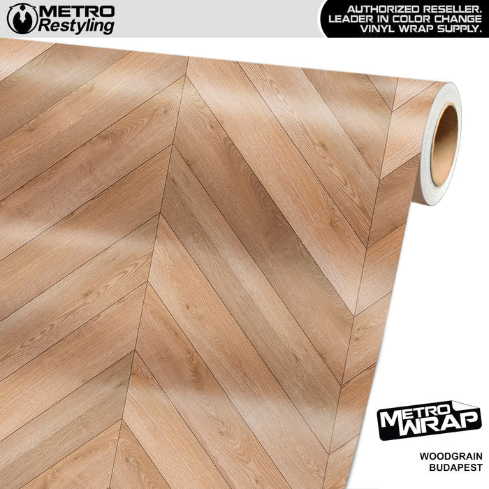 Metro Wrap Woodgrain Budapest Vinyl Film