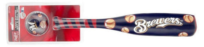 Milwaukee Brewers Mini Bat and Ball