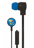 Mizco NCAA Kansas Jayhawks Big Logo black cord earbuds