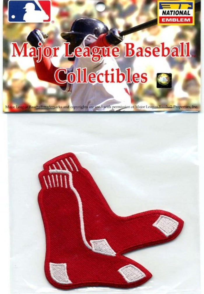 MLB Logo Patch - Red Sox Pair-Sox
