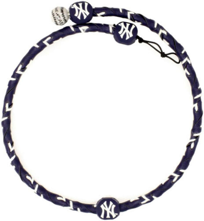 MLB Team Color Frozen Rope Baseball Necklace