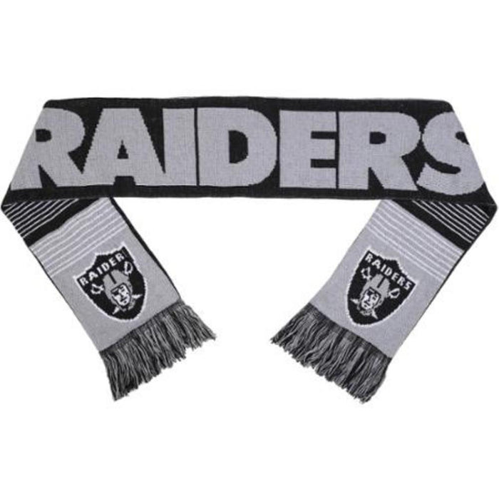 Oakland Raiders Reversible Split Logo Scarf
