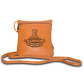 Pangea Tan Leather Womens Mini Handbag - 2011 Stanley Cup Champions Boston Bruins