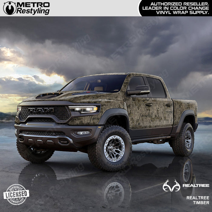 Realtree Timber Camo Truck Wrap Film