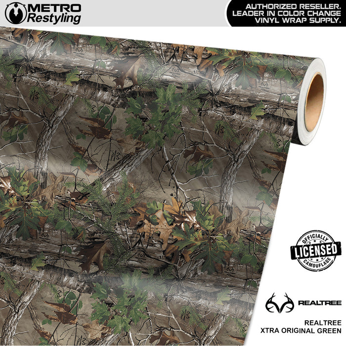 Realtree XTRA Original Green Camouflage Vinyl Wrap Film