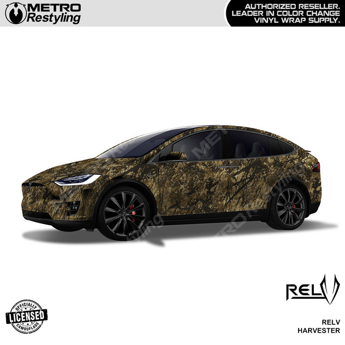 RELV Everglade Harvester Camo Vinyl Car Wrap