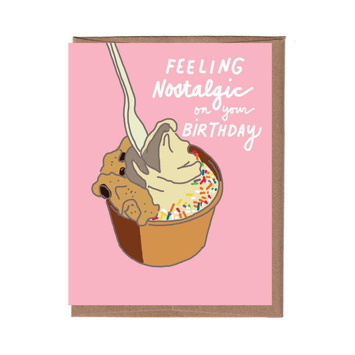 Scratch & Sniff Frozen Yogurt Birthday Card