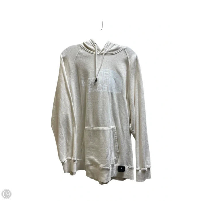Sweatshirt Hoodie By The North Face In Cream, Size: Xl