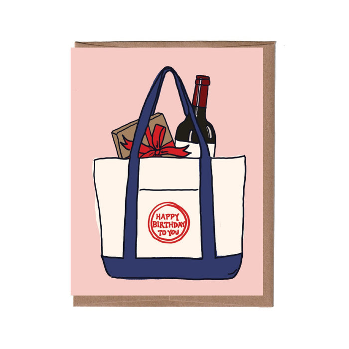 TJ Tote Birthday Card