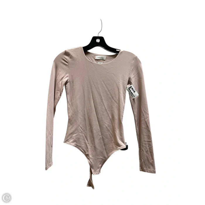 Top Long Sleeve By Babaton In Pink, Size: S
