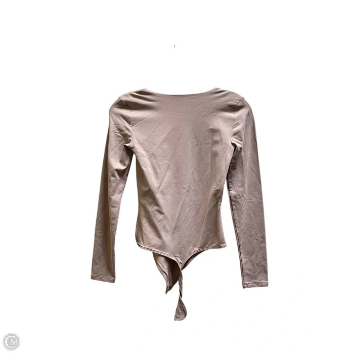 Top Long Sleeve By Babaton In Pink, Size: S
