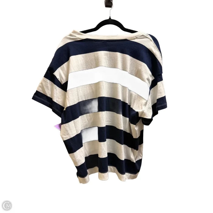 Top Short Sleeve By Old Navy In Blue, Size: Xl