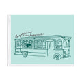 Trolley Wedding Card